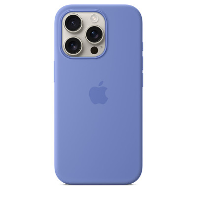 iPhone 16 Pro Silicone Case MagSafe Periwinkle