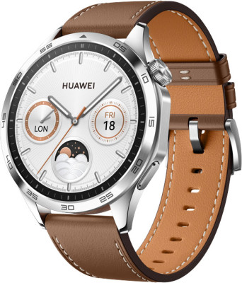 Huawei Watch GT 4 46 mm Hnědá kůže