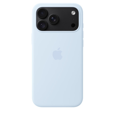 iPhone 18 Pro Max Silicone Case MagSafe Crisp Blue