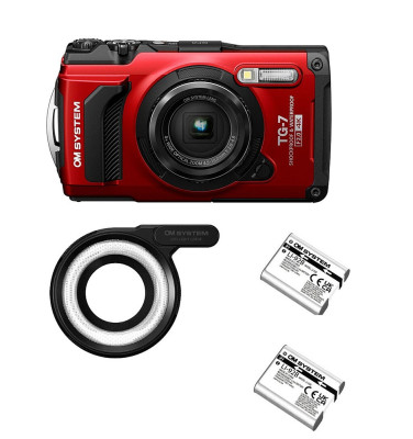 OM SYSTEM TG-7 red Micro Adventure Kit