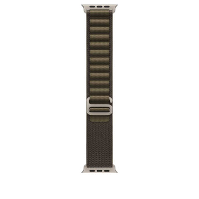 Apple 49mm Dark Olive Alpine Loop L Natural Titan