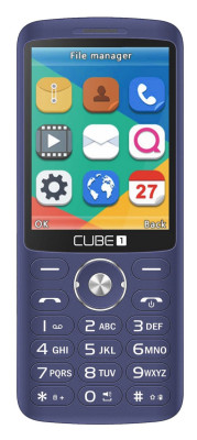 CUBE1 F700 elegantní tlačítkový telefon - Blue