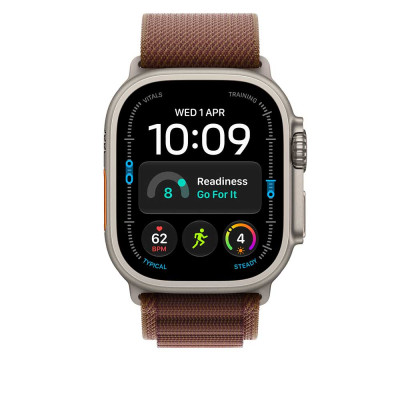 Apple 49mm Burgundy Alpine Loop L - Natural Titan