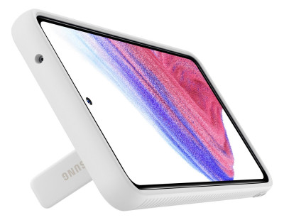 Samsung Hard Back Cover with stand A53 5G, White