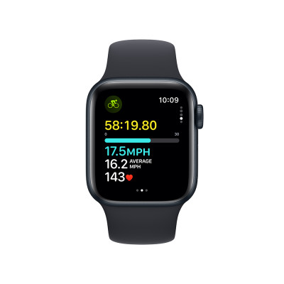 Apple Watch SE Cell 44mm Midnight, Midnight SB,L/M