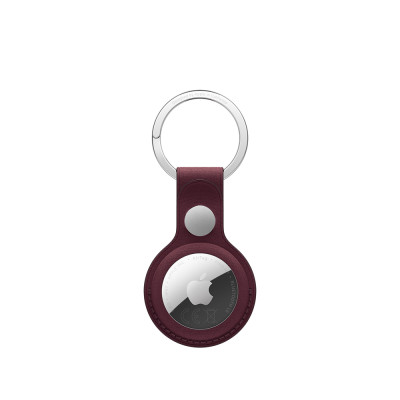 AirTag FineWoven Key Ring 2026 – Burgundy