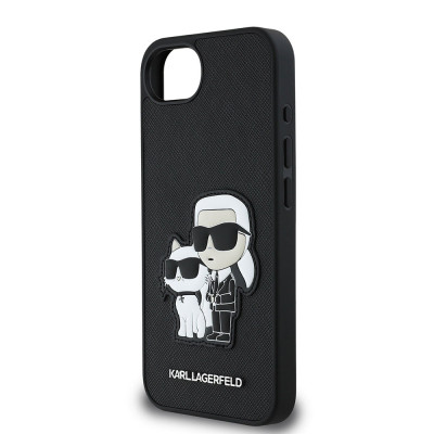 Karl Lagerfeld PU Saffiano K+Ch iPhone 16e, Black