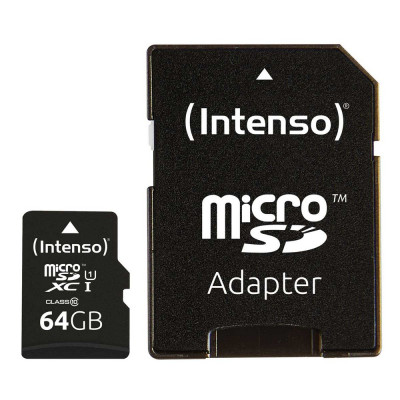 Intenso 64GB micro SDXC Premium UHS-I + adaptér