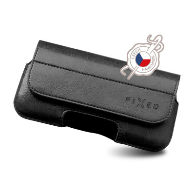 Fixed Sarif se zavíráním, PU kůže, 4XL+, černé