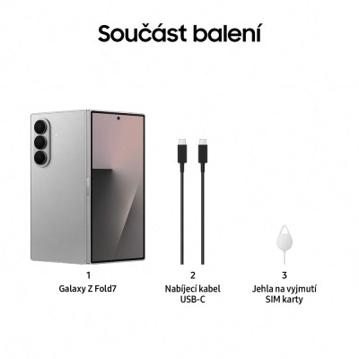 Samsung Galaxy Z Fold7 5G 256GB Silver Shadow