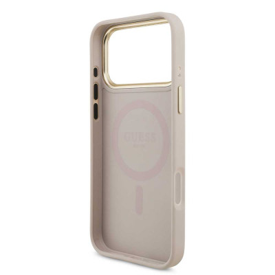 Guess Triangle Logo MagSafe iPhone 18 Pro Max Pink