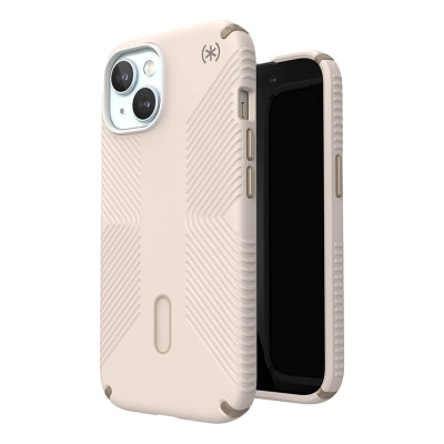 speck Presidio2 Grip + CL iPhone 13/14/15/16e,Bone