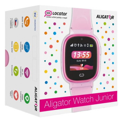 Aligator Watch Junior GPS Pink