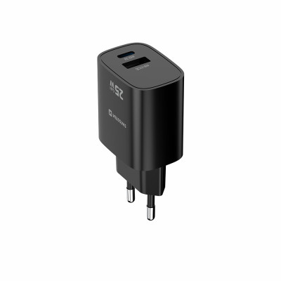 SWISSTEN EDGE GaN 1x USB-C PD 25W+1x USB-A 18W