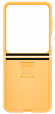 Samsung Silicone Case with Ring Z Flip 5, Apricot