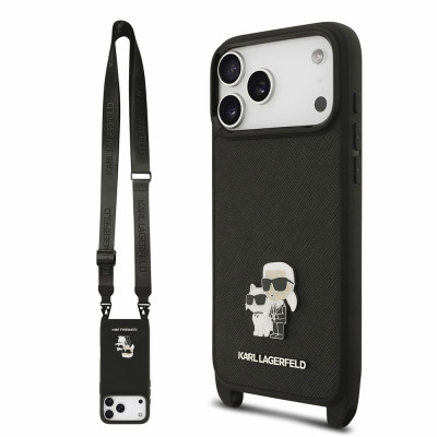 Karl Lagerfeld Saffiano Crossbody iPhone 18 Pro