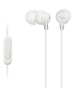 Sony MDR-EX15APW sluchátka s mikrofonem, White