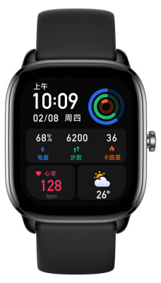 Amazfit GTS 4 Mini chytré hodinky, Black