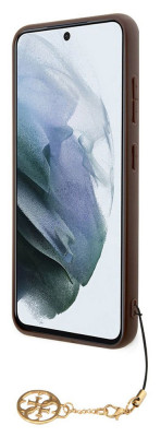 Guess Charms Hard Case 4G Samsung S23+, Brown