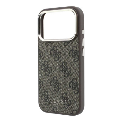Guess 4G Gold Frame MagSafe iPhone 18 Promax Brown