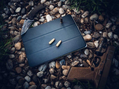 Tactical Book Tri Fold Sam. Galaxy TAB A8, Black