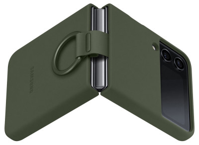Samsung EF-PF721TG Silicone Cover Ring Flip4,Khaki