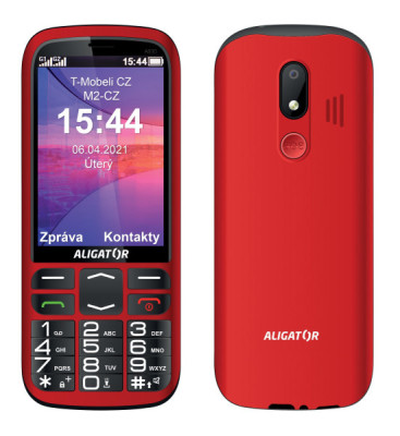 Aligator A830 Senior Red + stol.nab.