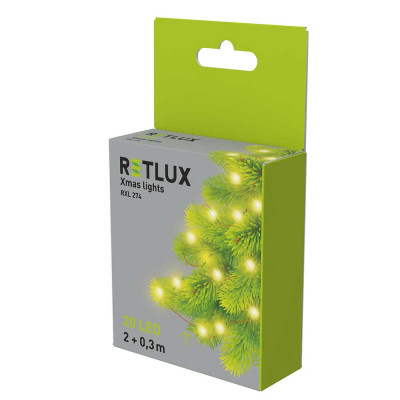 RETLUX světelný řetěz Nano 20LED RW WW TM