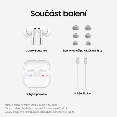 Samsung Galaxy Buds3 Pro, White