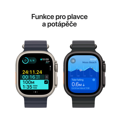 Apple Watch Ultra 2 49mm Black Titan, Black Ocean