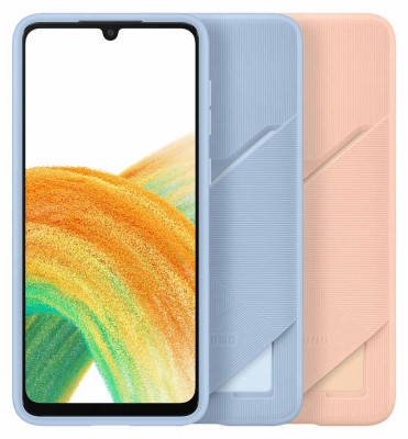 Samsung Back Cover with Card Pocket A33 5G, Blue