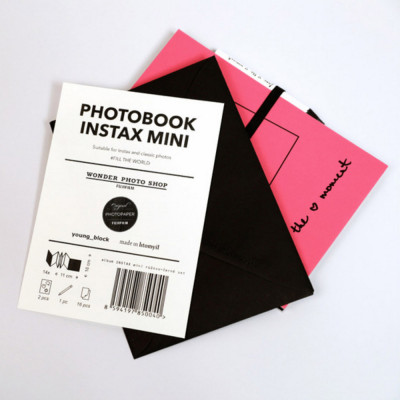 Fujifilm album instax mini pink-black set