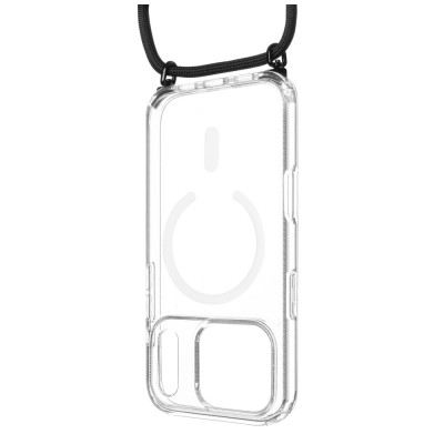 FIXED pouzdro MagPure Neck iPhone 17 Pro, Black