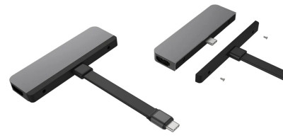 HyperDrive 6-in-1 USB-C Hub pro iPad Pro, Gray