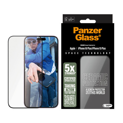 PanzerGlass Ceramic Apple iPhone 16 Plus/15 Plus