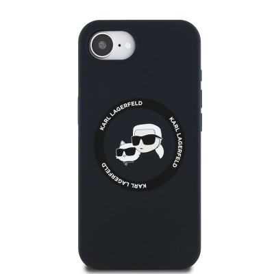 Karl Lagerfeld Silicone Heads MagSafe iPhone 16e,B