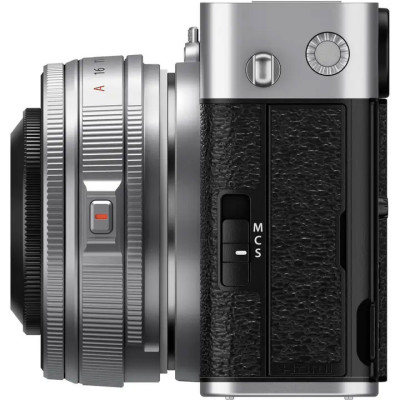 FujiFilm X-E5 body silver + XF 23 mm