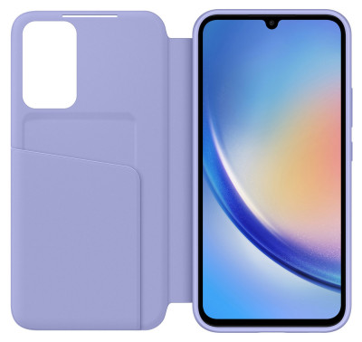 Samsung Smart View Wallet Case Galaxy A34 5G,Purpl