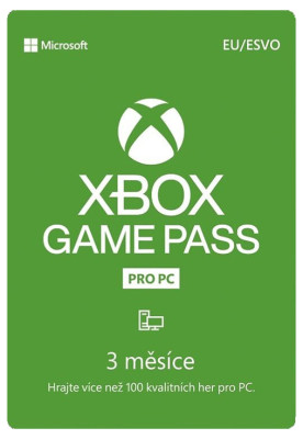Microsoft Game Pass pro PC 3 měsíce