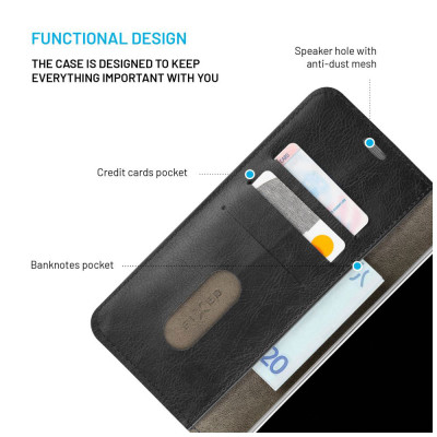 FIXED OPUS pouzdro Motorola Moto G05, Black