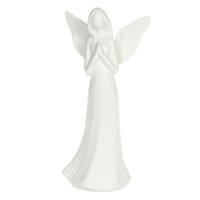 RETLUX Porcelánový anděl 23,6cm LED WW