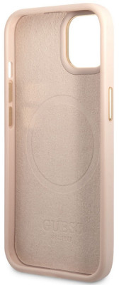 Guess PU 4G MagSafe Case iPhone 14, Pink