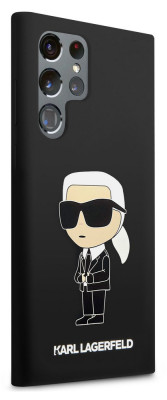 Karl Lagerfeld L. Silicon Ikonik Samsung S23U,Blac