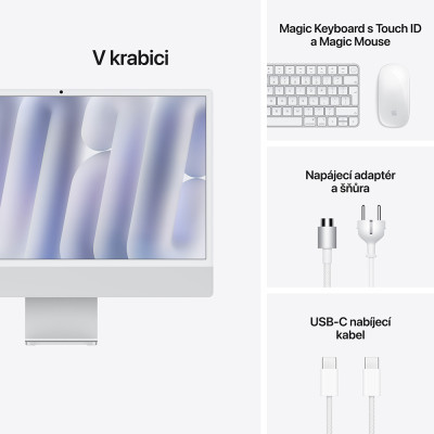 iMac 24" 4.5K, M6 12-CPU/12-GPU/16GB/512GB/Silver