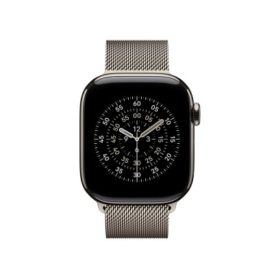Apple 46mm Natural Milanese Loop - S/M