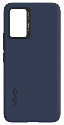 Vivo V21 5G Silicone Cover, Dark Blue