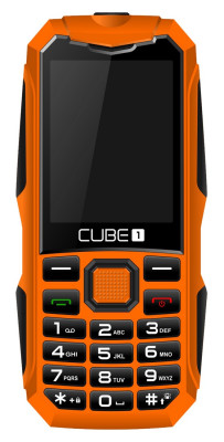 CUBE1 X100 odolný tlačítkový telefon - Orange