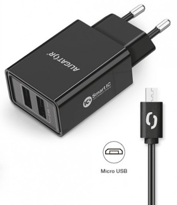 Aligator DC adaptér microUSB smart IC s 2xUSB 2,4A