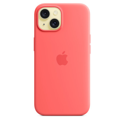 iPhone 15 Silicone Case MagSafe Guava