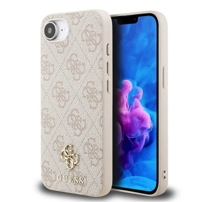 Guess PU 4G Small Metal Logo MagSafe iPhone 16e,Pi